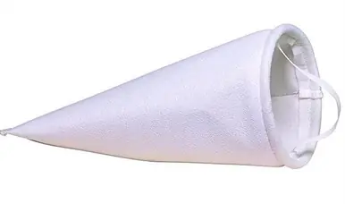 ReefH2O 7"x16" 200 Micron Filter Sock w/ Plastic Ring & Strap (Bulk) - Aquarium Equipment