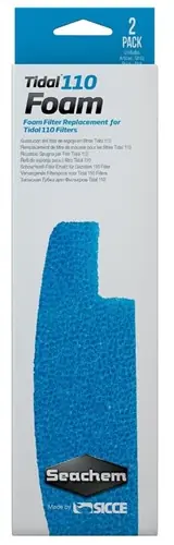 Seachem Tidal 110 Foam (2 Pack) - Aquarium Equipment