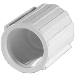 PVC Coupling 3/4" FPT x 1/2" FPT - Aquarium Supplies