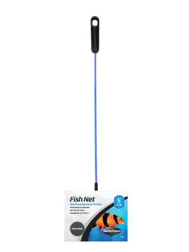Seachem Fish Net 5" Fine Mesh Long Handle - Aquarium Supplies