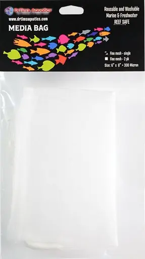 DrTim's 8x6 Fine Mesh Bag 300 Micron Single - Aquarium Supplies