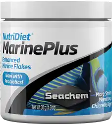 Seachem NutriDiet Marine Plus Flakes w/Probiotics 30g - Aquarium Supplies