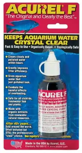 Acurel F Water Clarifier 25mL - Aquarium Supplies