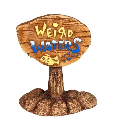 Hikari Ornament Weird Waters Weird Water Sign - Aquarium Supplies