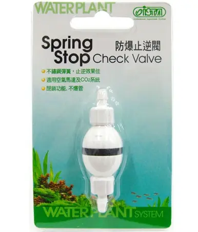 Ista Co2 Spring Check Valve - Aquarium Supplies