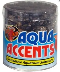 ZooMed Aqua Accents Dark River Pebbles - Aquarium Supplies