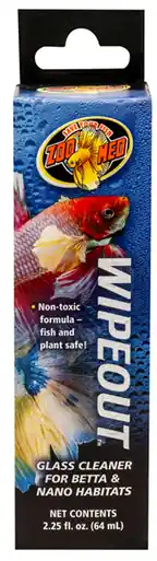 Zoomed Betta Wipeout Glass Cleaner - Aquarium Supplies