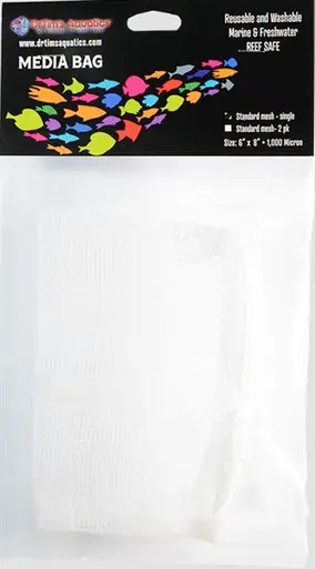 DrTim's 8x6 Standard Mesh Bag 1000 Micron Single - Aquarium Supplies
