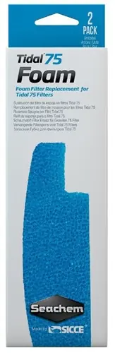 Seachem Tidal 75 Foam (2 Pack) - Aquarium Equipment