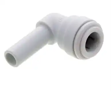 RO 3/8" STEM x 3/8" QC Tube Elbow - Aquarium Supplies