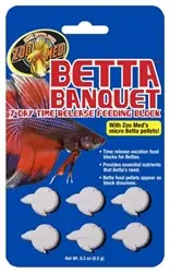 ZooMed Betta Banquet Block (6 Blocks per Card) - Aquarium Supplies