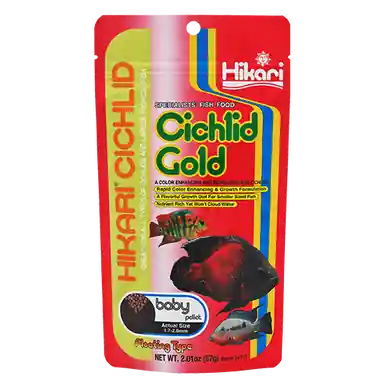 Hikari Cichlid Gold Baby Pellet 2oz - Aquarium Supplies