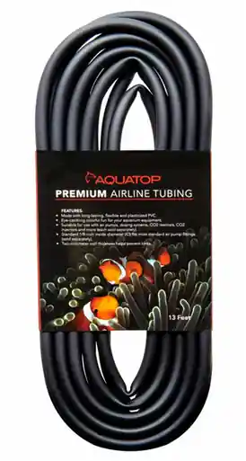 Aquatop Airline Tubing 13ft Black - Aquarium Equipment