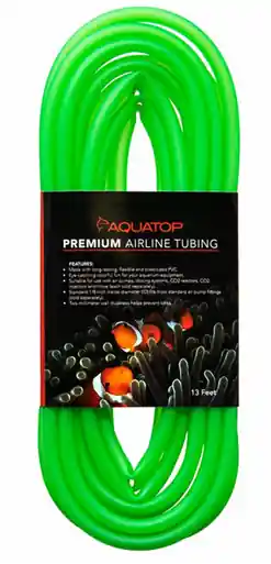 Aquatop Airline Tubing 13ft Green - Aquarium Equipment