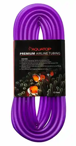 Aquatop Airline Tubing 13ft Purple - Aquarium Equipment