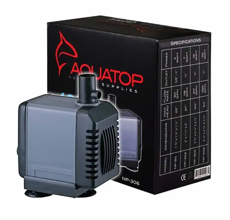 Aquatop NP306 496GPH ADJUSTABLE FLOW PUMP - Aquarium Supplies