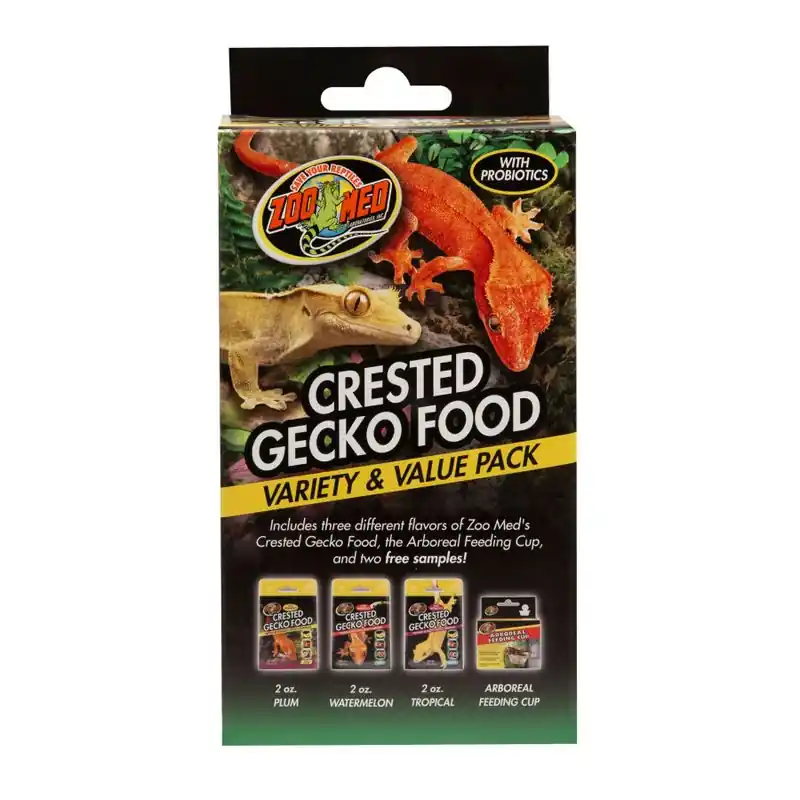 Zoo Med Crested Gecko Food Variety & Value Pack - Food & Nutrition