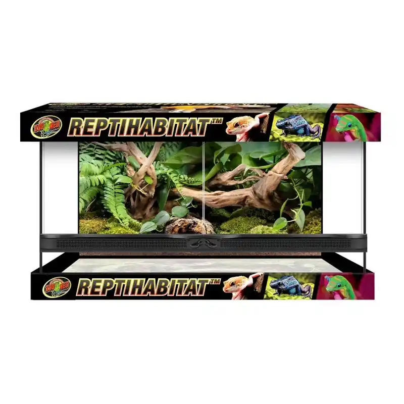 Zoo Med Reptihabitat Double Door Terrarium 20x10x12 - Terrariums/Cages
