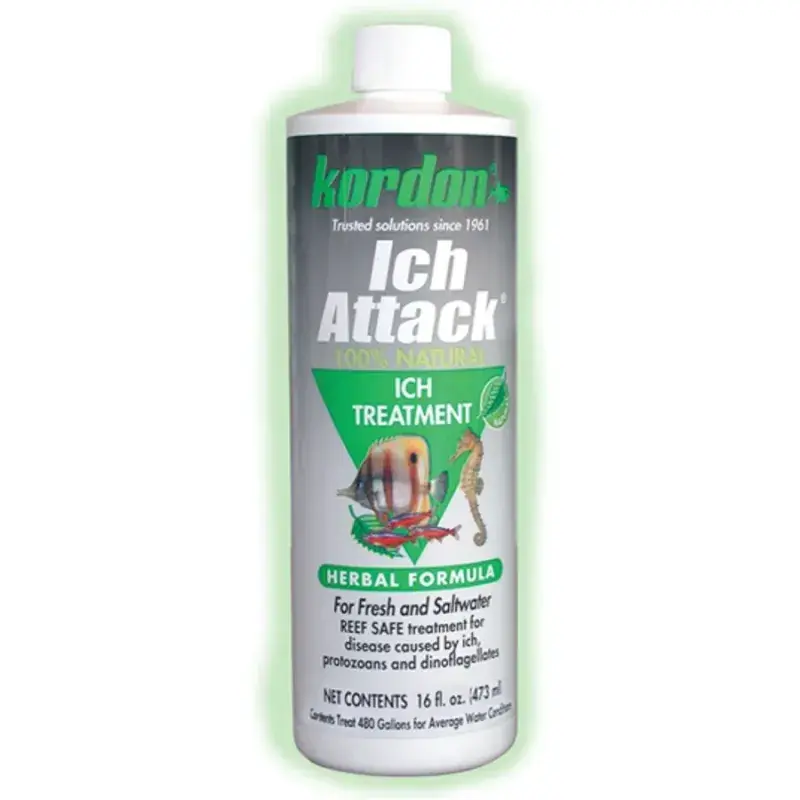 Kordon Ich Attack Herbal Formula 16 oz - Medication