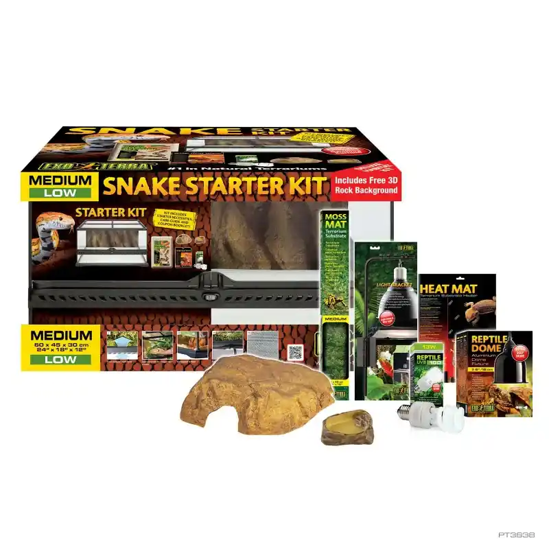 Exo Terra Snake Starter Kit 40 Gallon - Terrariums/Cages