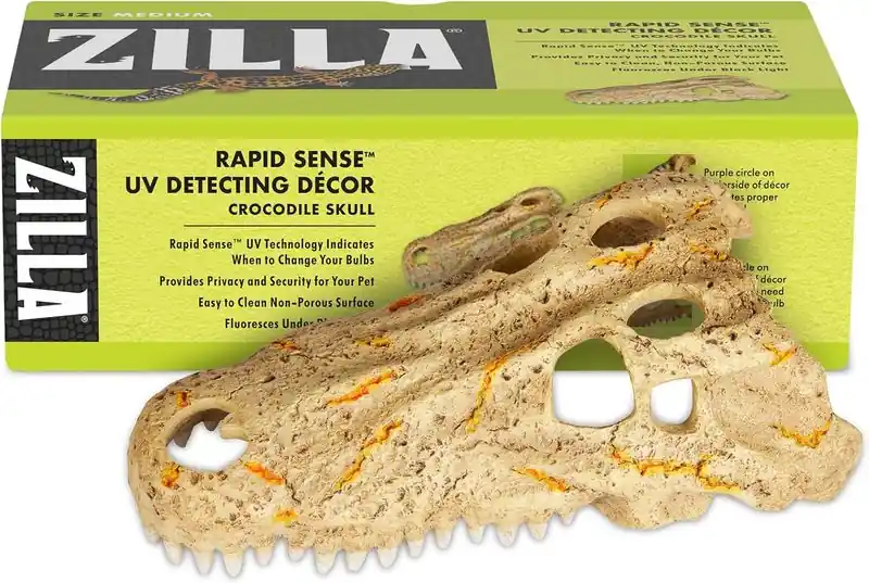 Zilla Rapid Sense Crocodile Cave Med. - Reptile/Turtle/Insect Supplies
