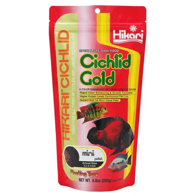 Hikari Cichlid Gold Mini 8.8oz - Aquarium Supplies