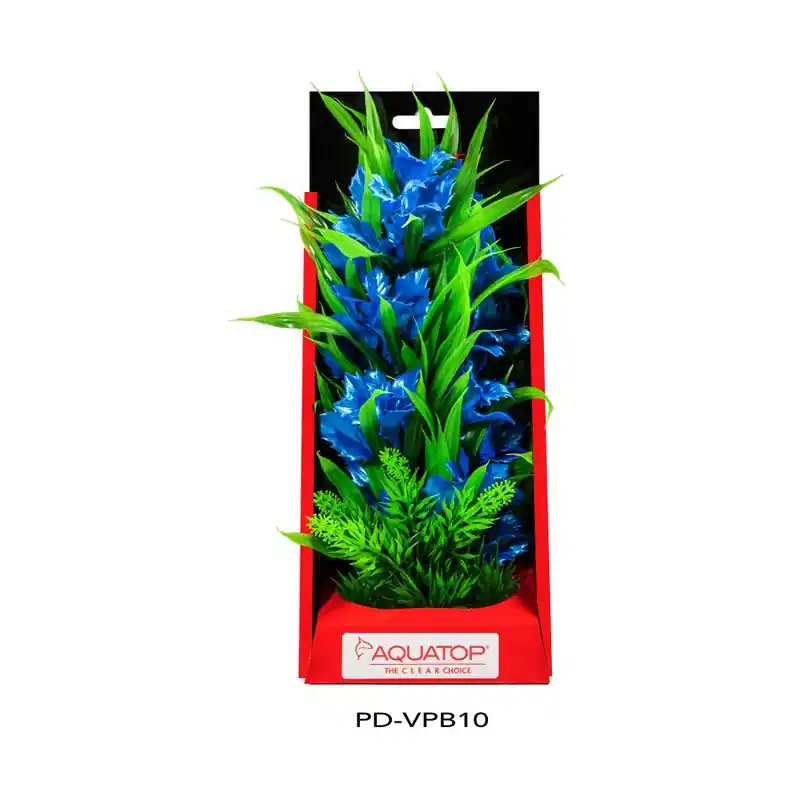 Aquatop Vibrant Passion Blue Plant 10" - Aquarium Supplies