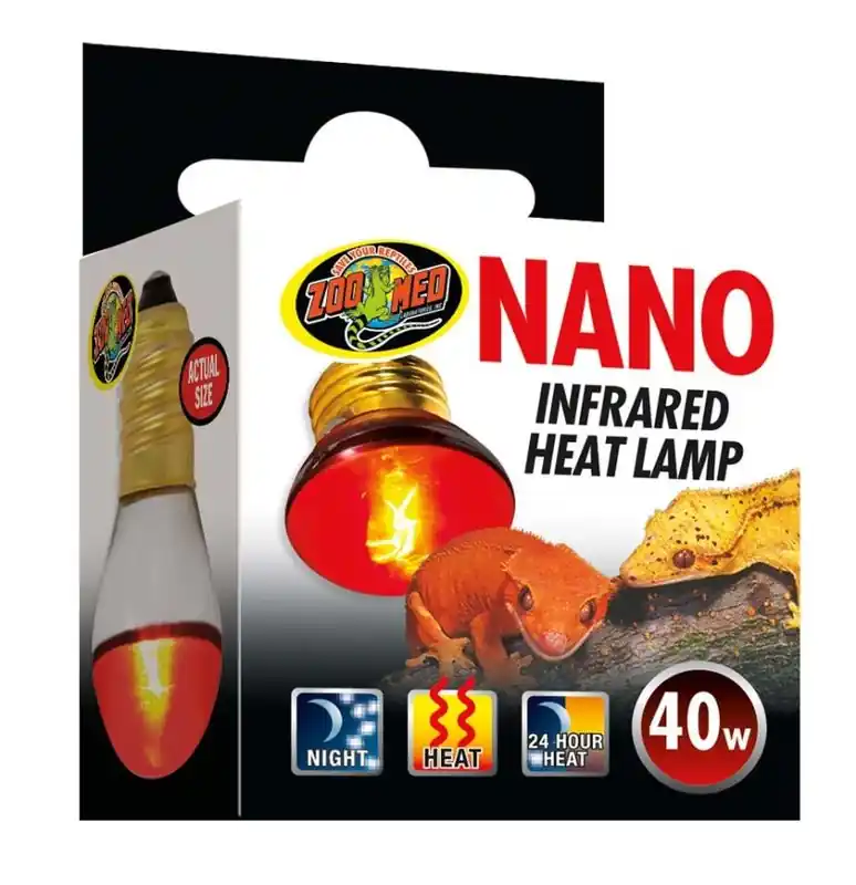 Zoo Med Nano Infrared Heat Lamp 40W - Reptile/Turtle/Insect Supplies