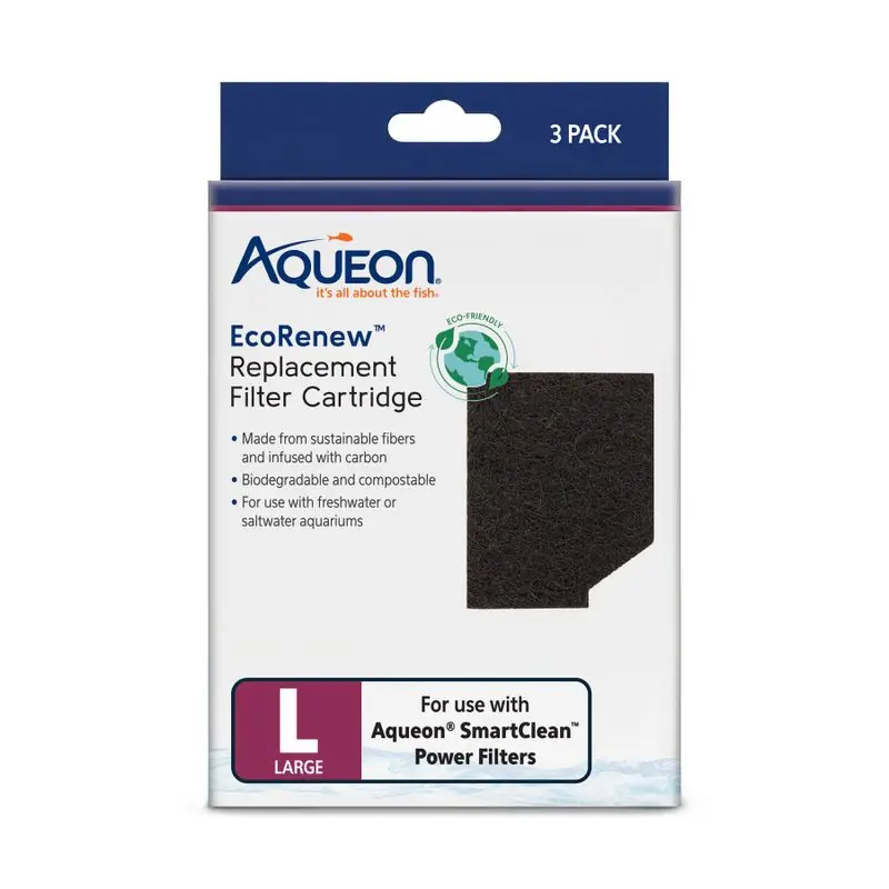 Aqueon EcoRenew Cartridge Large 3PK - Filters & Accessories