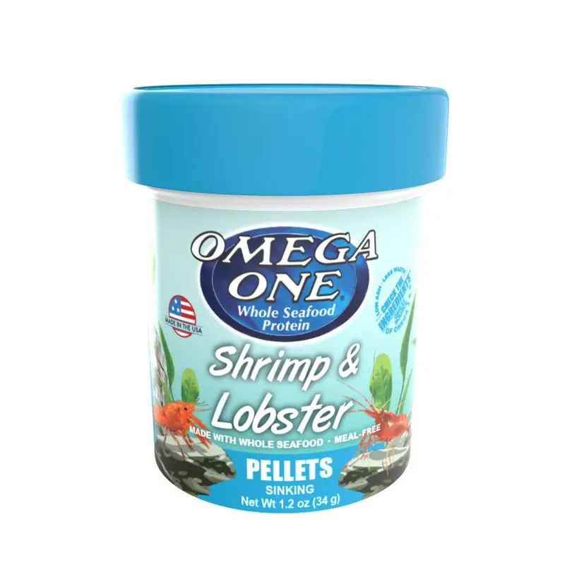 Omega One Shrimp & Lobster 1.2 oz - Shrimp Food