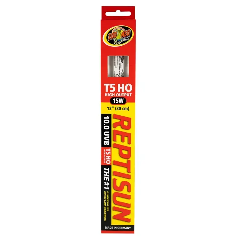 Zoo Med 10.0 UVB T5 HO 15w 12" - Reptile/Turtle/Insect Supplies