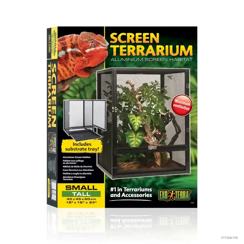 Exo Terra Screen Terrarium Small/Tall - Terrariums/Cages