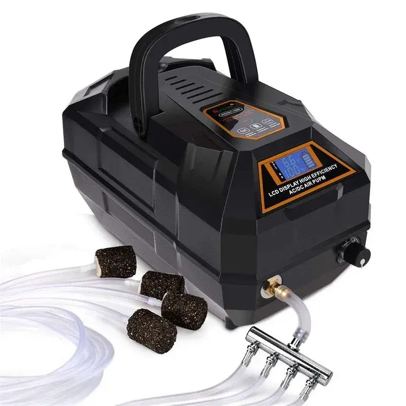 Hygger High Portable Air Pump HG067 18W - Aquarium Supplies
