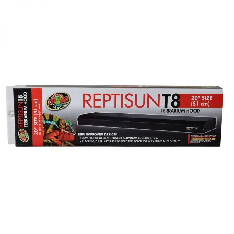 Zoo Med ReptiSun T8 Hood 36" - Reptile/Turtle/Insect Supplies