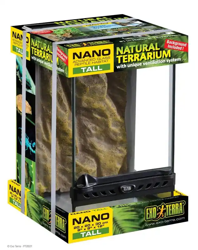 Exo Terra Nano Tall 8x8x12 - Terrariums/Cages