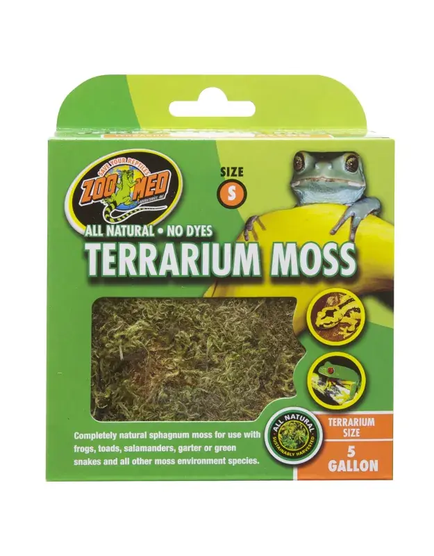Zoo Med Terrarium Moss 5 Gallon - Reptile/Turtle/Insect Supplies
