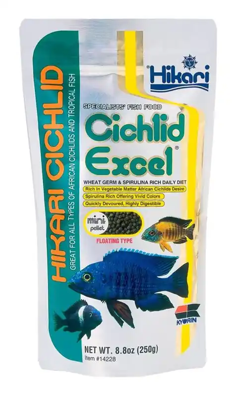 Hikari Cichlid Excel Mini 8.8oz - Aquarium Supplies