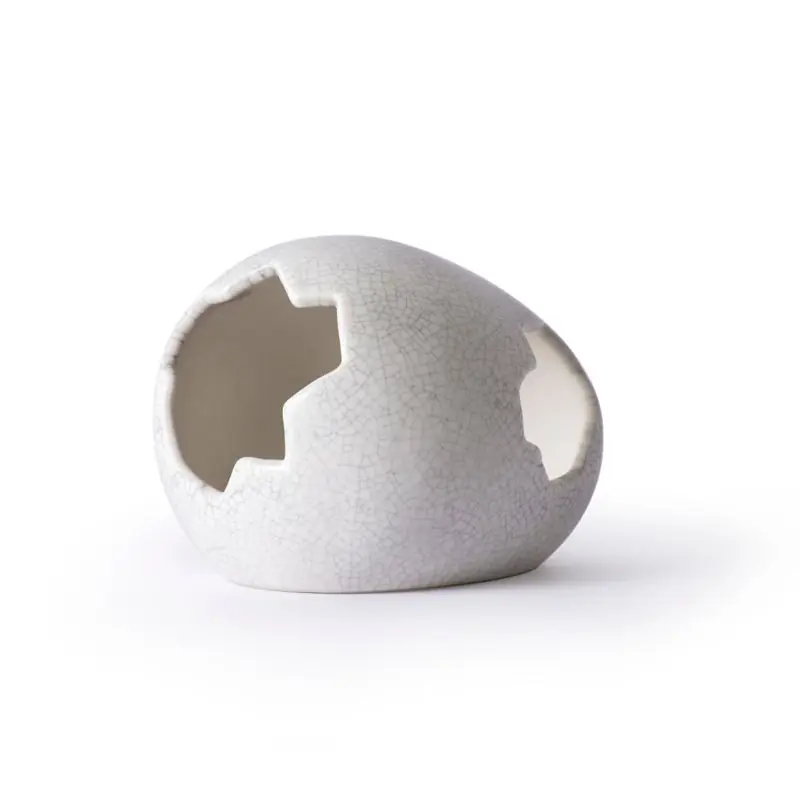Galapagos Ceramic Egg Hide Md 6" x 5 " - Decorations/Terrarium Accessories