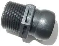 Lifegard Aquatics 1/2" MPT Connector - Aquarium Supplies