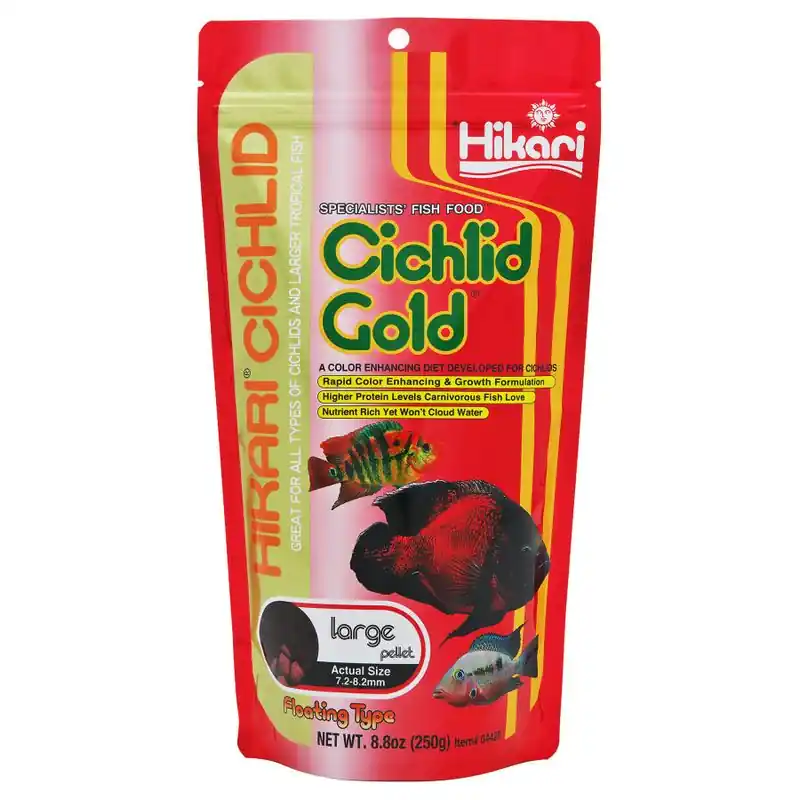 Hikari Cichlid Gold Large 8.8oz - Aquarium Supplies