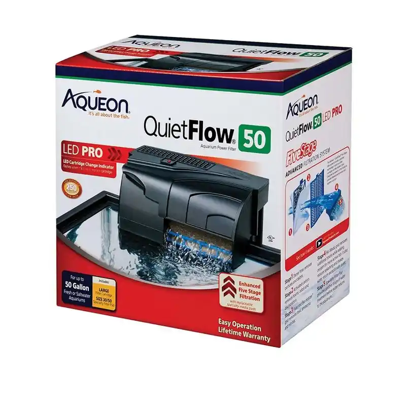 Aqueon QuietFlow 50 Filter - Aquarium Supplies