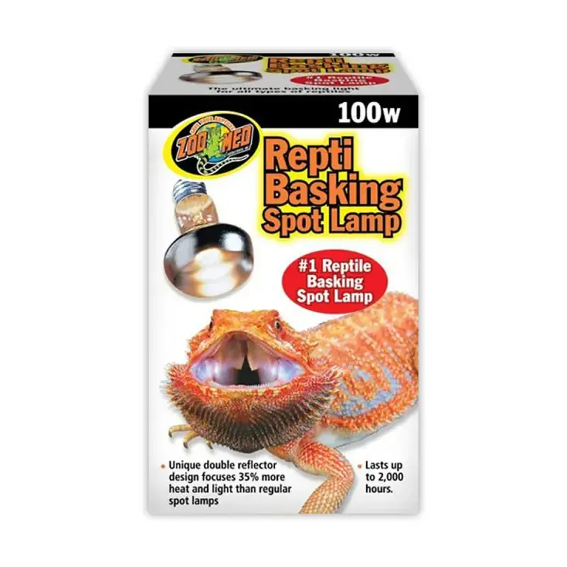Zoo Med Basking Spot Lamp 100W - Reptile/Turtle/Insect Supplies