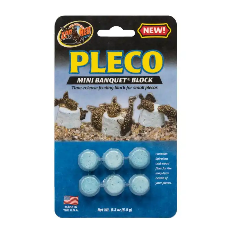 Zoo Med Pleco Mini Banquet 0.3 oz - Aquarium Supplies
