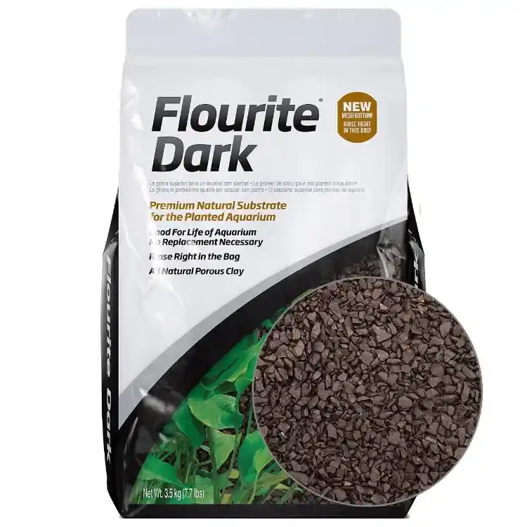 Seachem Flourite Dark Planted Aquarium Gravel 7.7 lbs - Aquarium Supplies