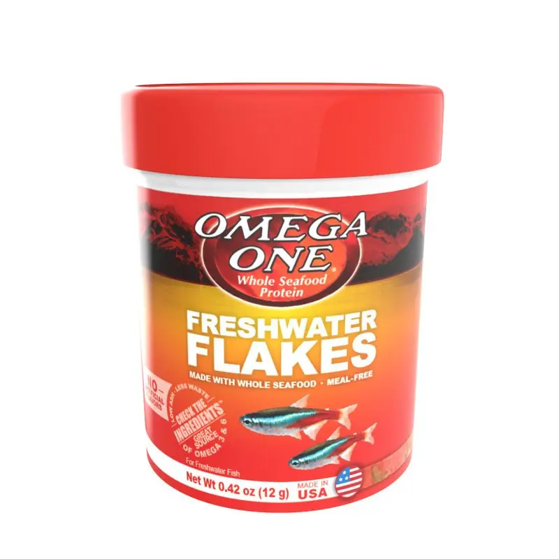Omega One Freshwater Flakes 0.42oz. - Aquarium Supplies