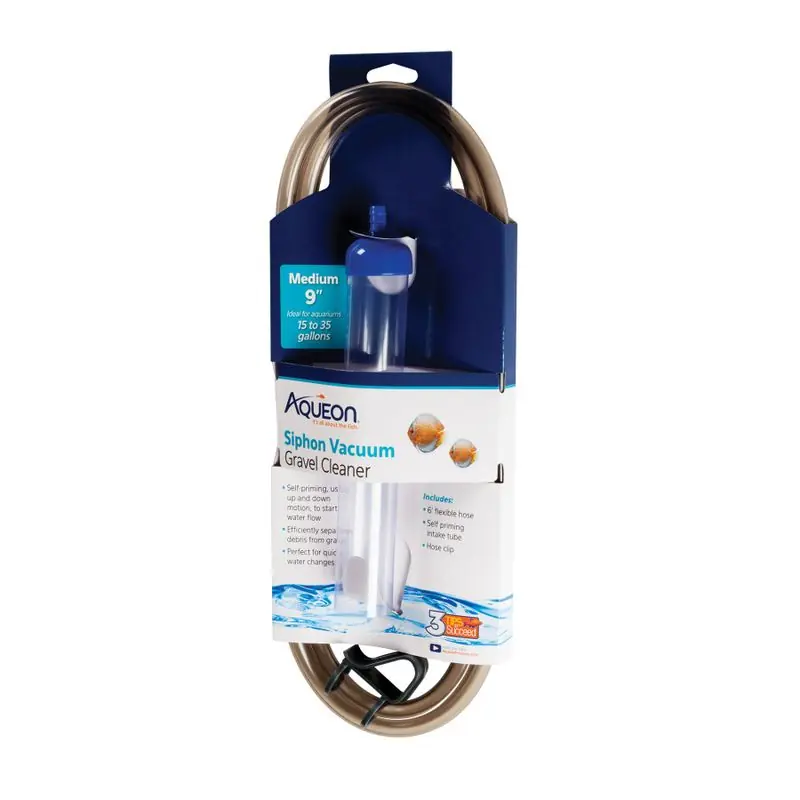 Aqueon Medium 9" Siphon Vacuum - Nets/Scrubbers/Maintenance Accessories