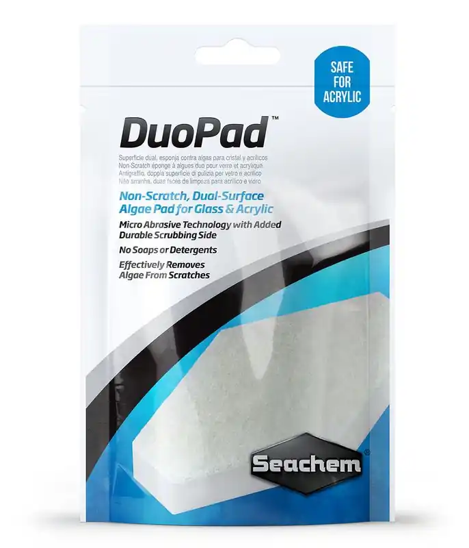 Seachem Algae Duo Pad for Glass & Acrylic Aquariums - Water Care