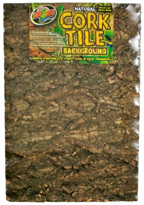 Zoo Med Natural Cork Tile Background 12x18" - Reptile/Turtle/Insect Supplies