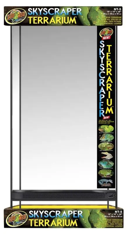 Zoo Med Cage Skyscraper Terrarium 18x18x36 - Terrariums/Cages