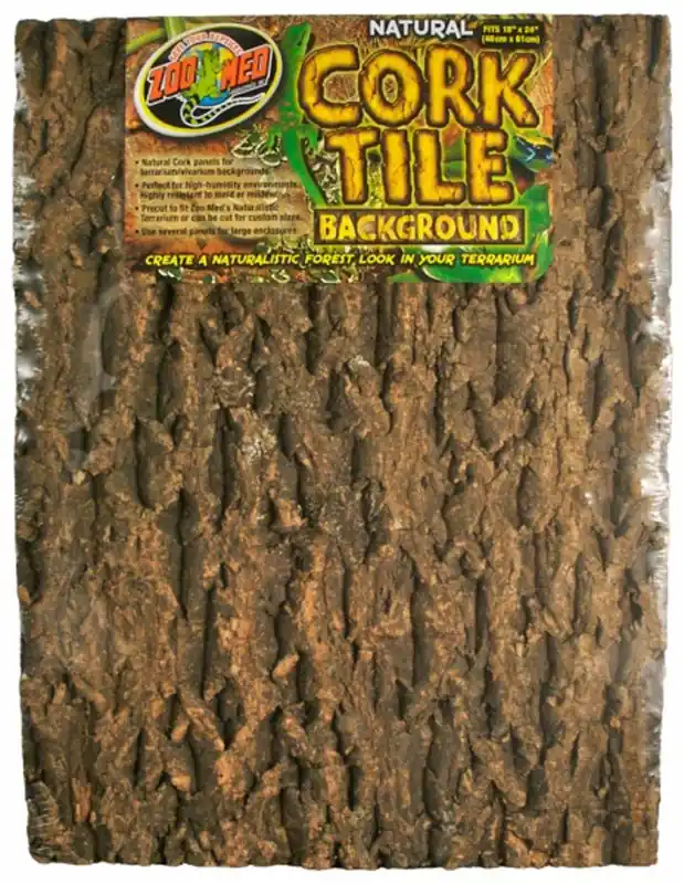 Zoo Med Natural Cork Tile Background 18x24" - Reptile/Turtle/Insect Supplies